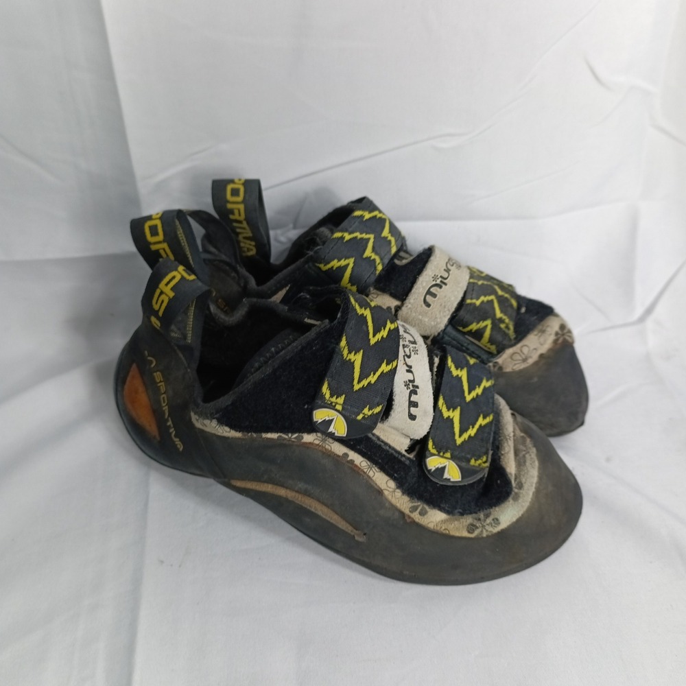 La Sportiva Miura VS Climbing Shoes Black Yellow Women 5 Men 4 EU 35.5 s7